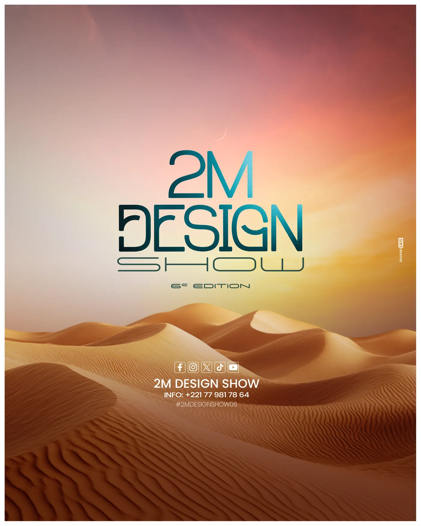 2M Design Show, affiche d'événement
