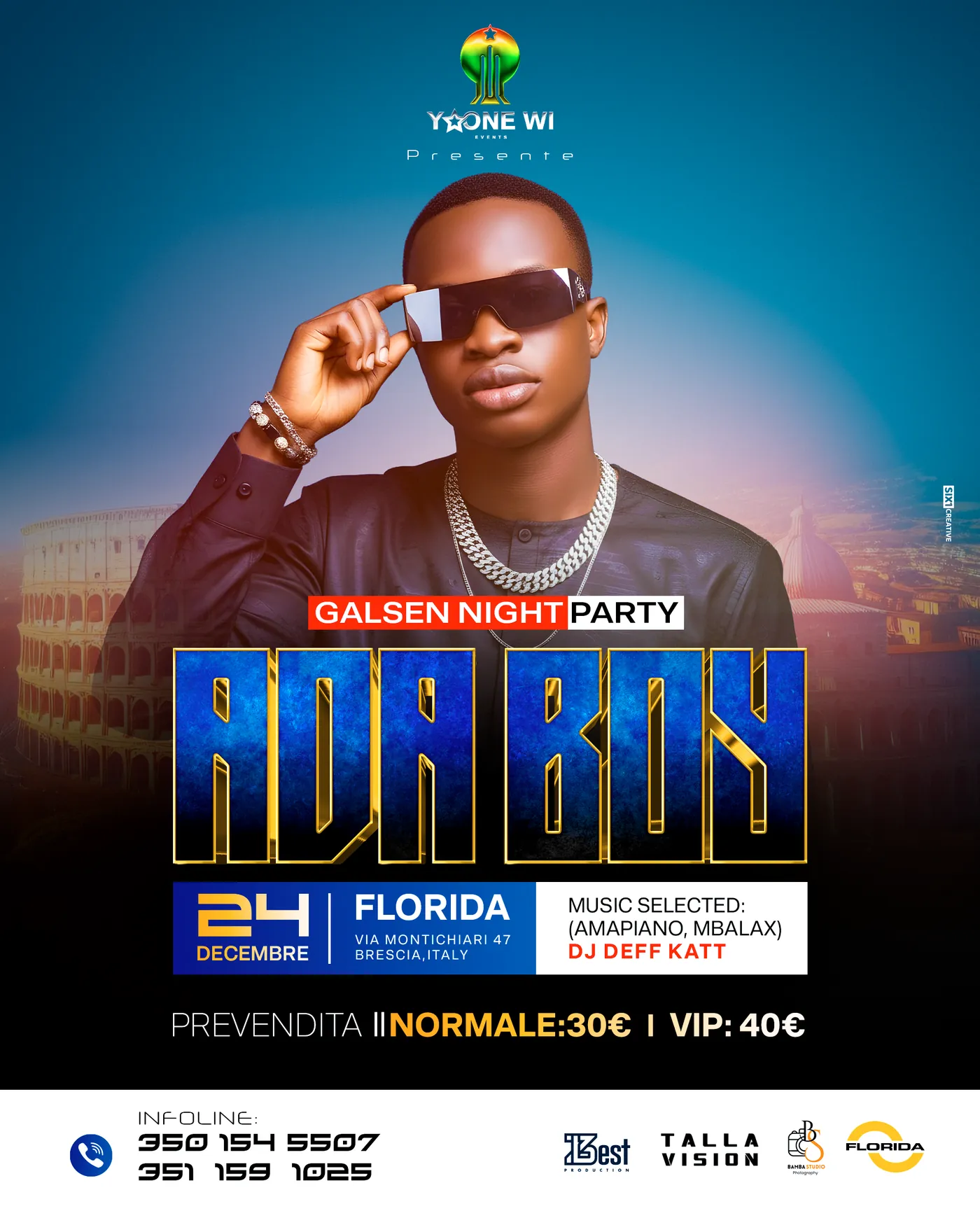 Ada Boy Brescia, affiche d'événement