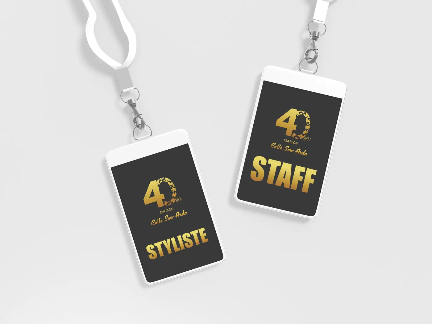 Badge, packaging