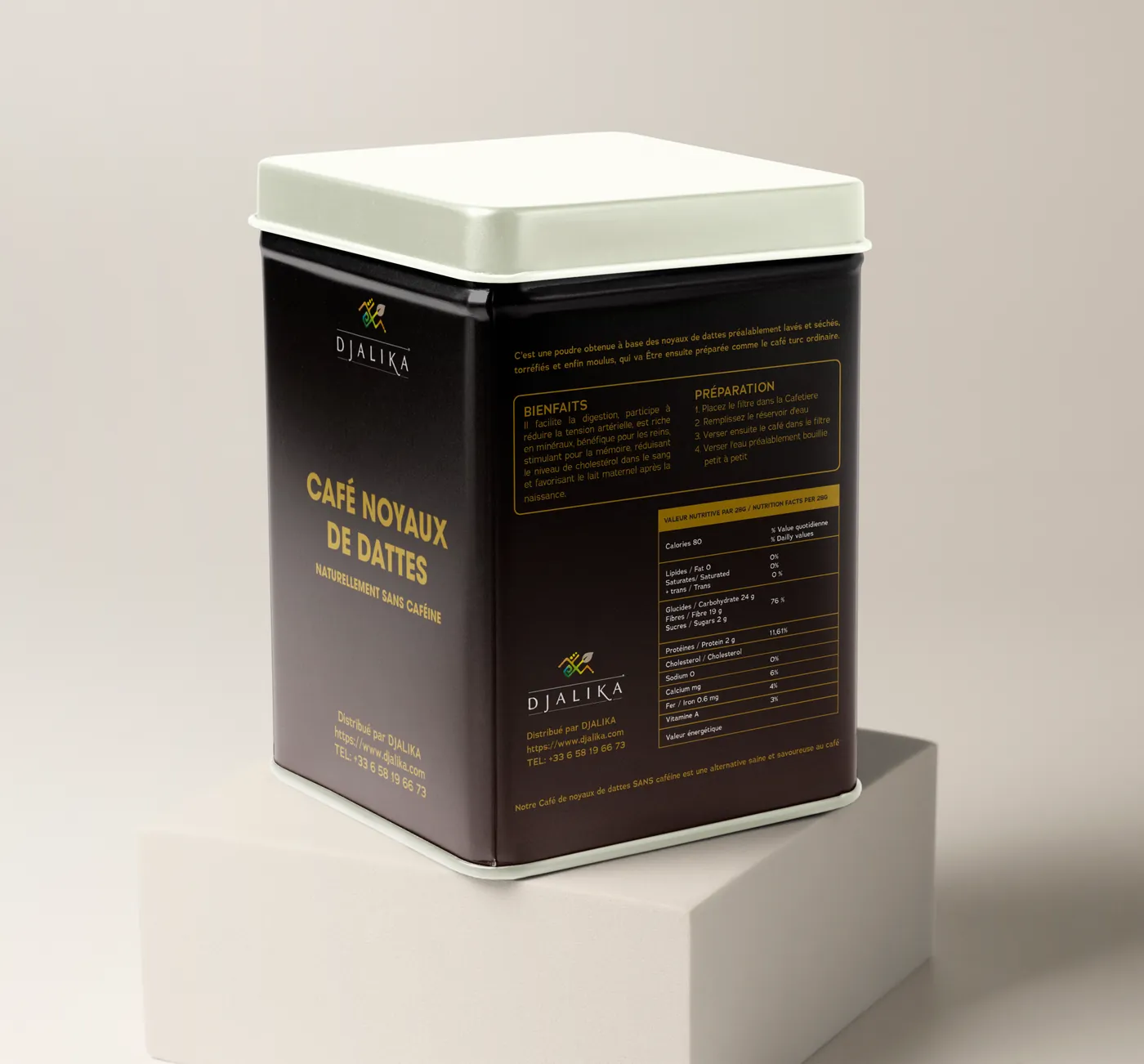 Packaging réalisé par SIX1 CREATIVE