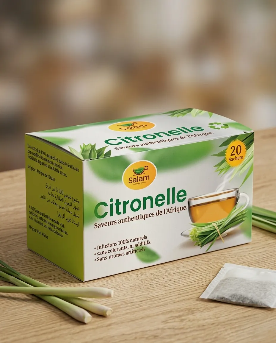 Citronelle, packaging