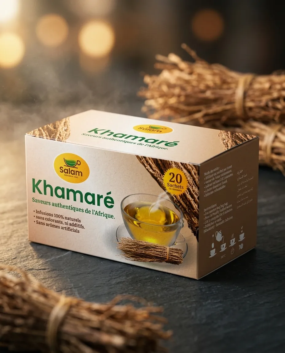Khamaré, packaging